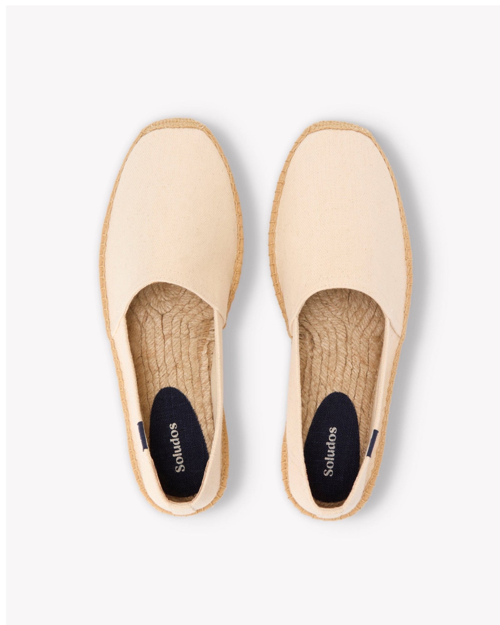 The Original Espadrille - Dali Colors - Core - Natural Undyed - Men's - Men's Espadrilles - Natural Undyed - Soludos - 