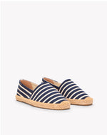 The Original Espadrille - Classic Stripes - Dark Navy / Ivory - Men's - Men's Espadrilles - Dark Navy / Ivory - Soludos - 