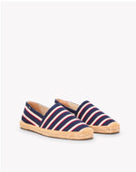 The Original Espadrille - Classic Stripes - Navy / Ivory / Red - Men's - Men's Espadrilles - Navy / Ivory / Red - Soludos - 