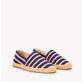 The Original Espadrille - Classic Stripes - Navy / Ivory / Red - Men's - Men's Espadrilles - Navy / Ivory / Red - Soludos - 