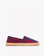 The Original Espadrille - Classic Stripes - Dark Navy / Red - Men's - Men's Espadrilles - Dark Navy / Red - Soludos - 