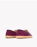 The Original Espadrille - Classic Stripes - Dark Navy / Red - Men's - Men's Espadrilles - Dark Navy / Red - Soludos - 