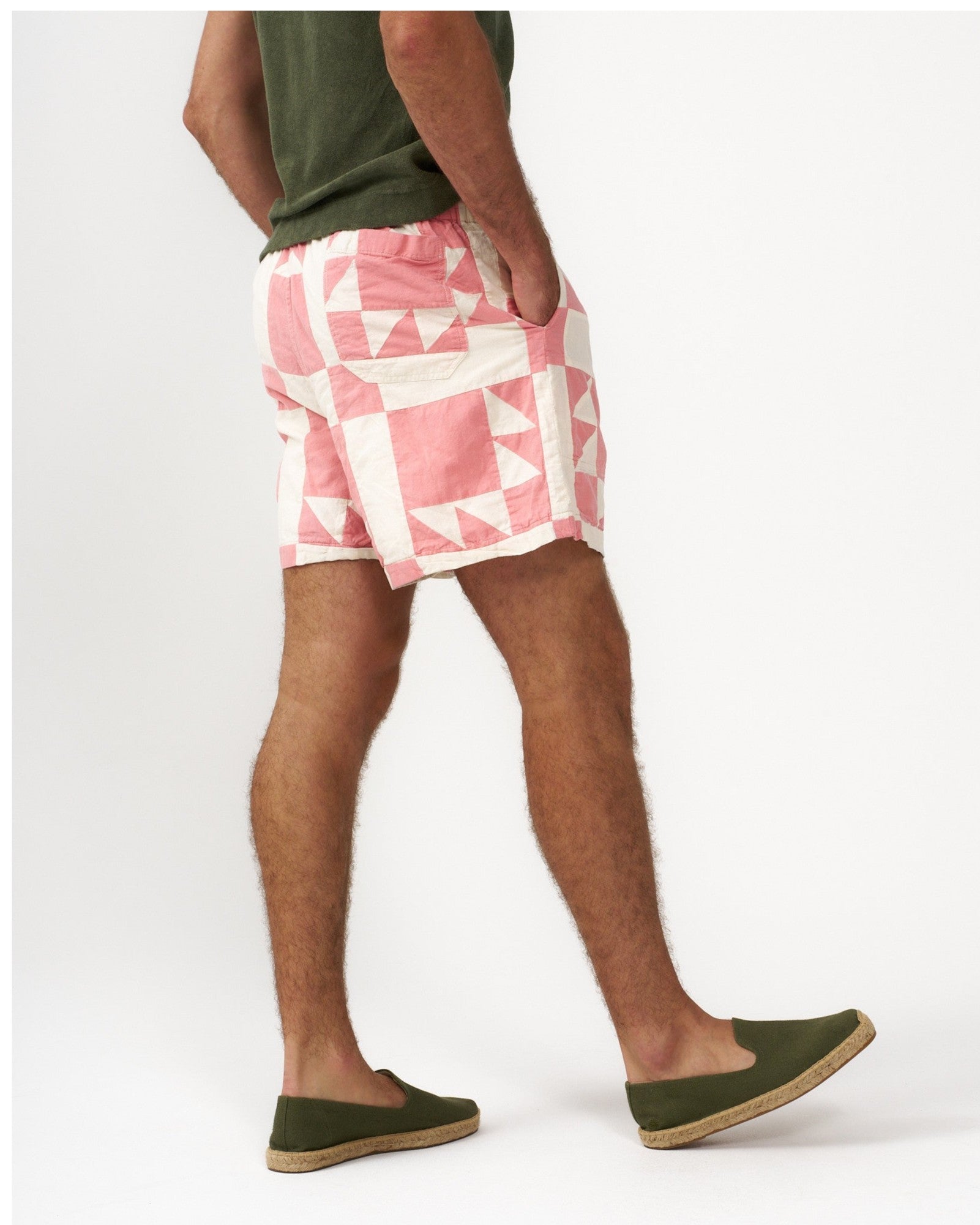 The Smoking Slipper - Seasonal - Oliva Green - Men's - Men's Espadrilles - Oliva Green - Soludos - 
