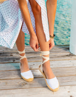 Womens_Espadrilles_The Lauren Lace Up_Linen Colors_Oasis White - Women's Espadrilles - Oasis White - Soludos - 