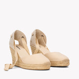 The Marseille Wedge - Classic - La Concha Ivory - Women's - Women's Wedge Espadrilles - La Concha Ivory - Soludos - 