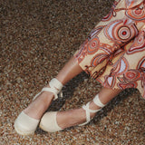 The Marseille Wedge - Classic - La Concha Ivory - Women's - Women's Wedge Espadrilles - La Concha Ivory - Soludos - 