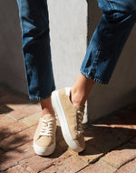 The Ibiza Platform - Suede - Sand Tan - Women's - Women's Sneakers - Sand Tan - Soludos - 